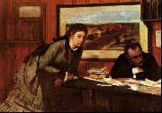 Edgar Degas Sulking oil painting on canvas